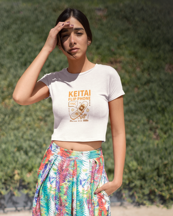 StreetVibe Cropped Graphic Print Tee