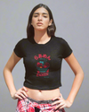 StreetVibe Cropped Graphic Print Tee Ramen