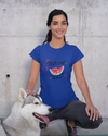 Teen girl wearing graphic t-shirt with 'Tropical Girl' design – streetwear style by YoungnCool-YnCLife