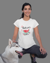 Teen girl wearing graphic t-shirt with 'Tropical Girl' design – streetwear style by YoungnCool-YnCLife