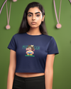 StreetVibe Cropped Graphic Print Tee Bublee