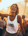 StreetVibe Cropped Tank Top Shine bright