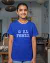 Teen girl wearing graphic t-shirt with 'Girl Power' design – streetwear style by YoungnCool- YnCLife