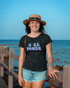 Teen girl wearing graphic t-shirt with 'Girl Power' design – streetwear style by YoungnCool- YnCLife