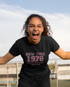 Teen girl wearing graphic t-shirt with 'New York City Print' design – streetwear style by YoungnCool-YnCLife