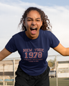 Teen girl wearing graphic t-shirt with 'New York City Print' design – streetwear style by YoungnCool-YnCLife