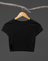 StreetVibe Cropped Solid Tee