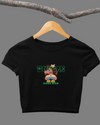 StreetVibe Cropped Graphic Print Tee Bublee