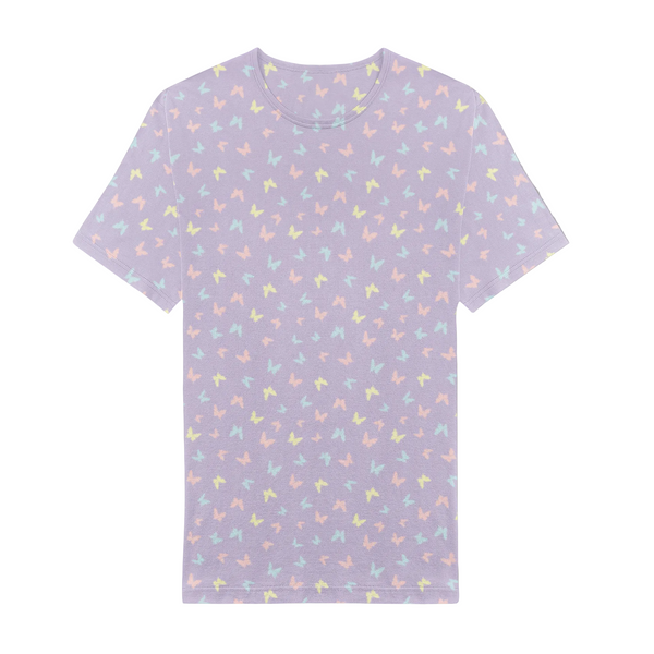 FlowFlex Activewear tee 108 Purple Butterfly