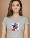 StreetVibe Cropped Graphic Print Tee Animes
