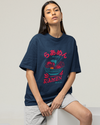 Teen girl wearing oversized graphic t-shirt with 'Ramen Image' design – streetwear style by YoungnCool-YnCLife