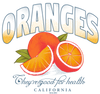Teen girl wearing graphic t-shirt with 'Oranges Image' design – streetwear style by YoungnCool-YnCLife