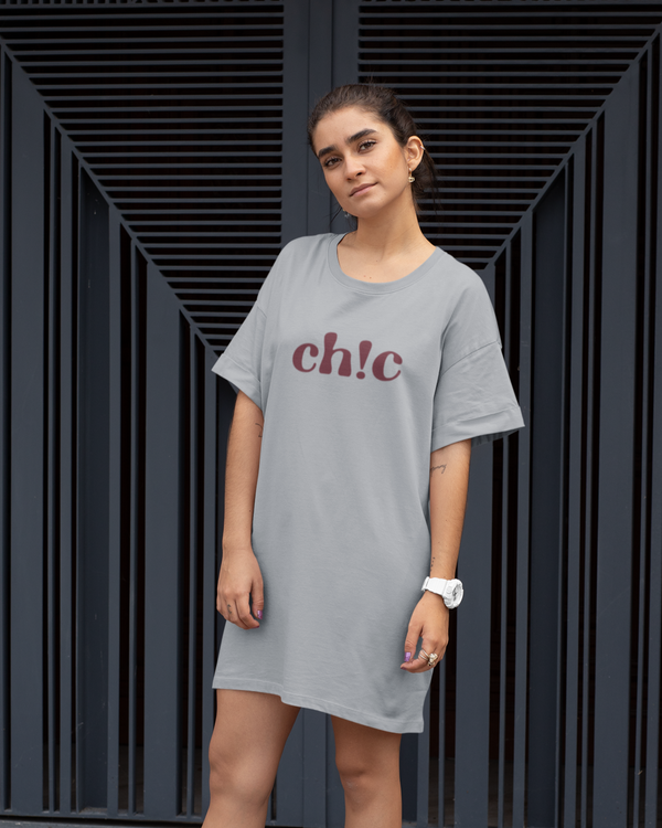 UrbanTwirl Graphic Print Knit Dress Chic