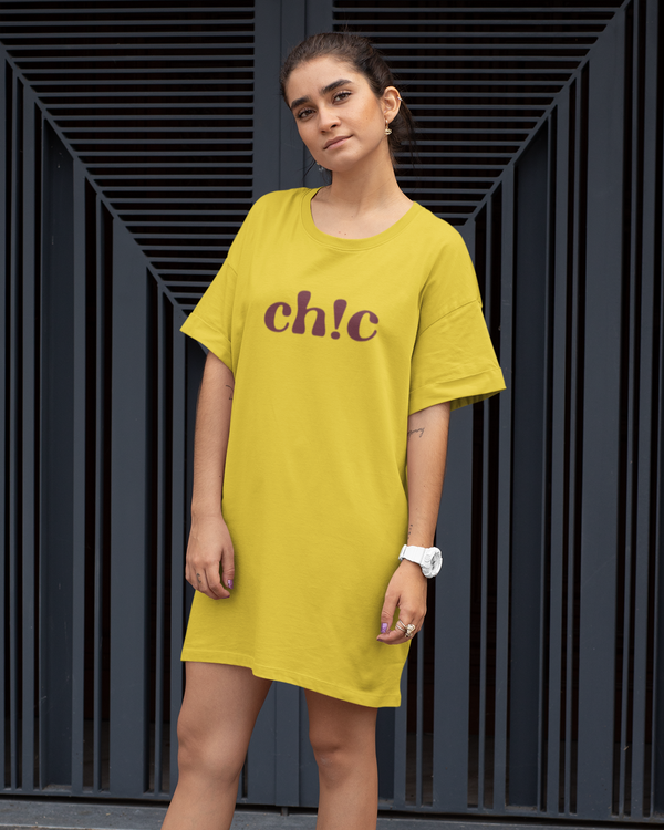 UrbanTwirl Graphic Print Knit Dress Chic