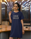 UrbanTwirl Graphic Print Knit Dress Serial chiller