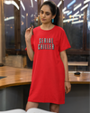 UrbanTwirl Graphic Print Knit Dress Serial chiller