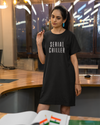 UrbanTwirl Graphic Print Knit Dress Serial chiller