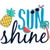  graphic t-shirt with 'Sunshine Fruits' design – streetwear style by YoungnCool - YnCLife