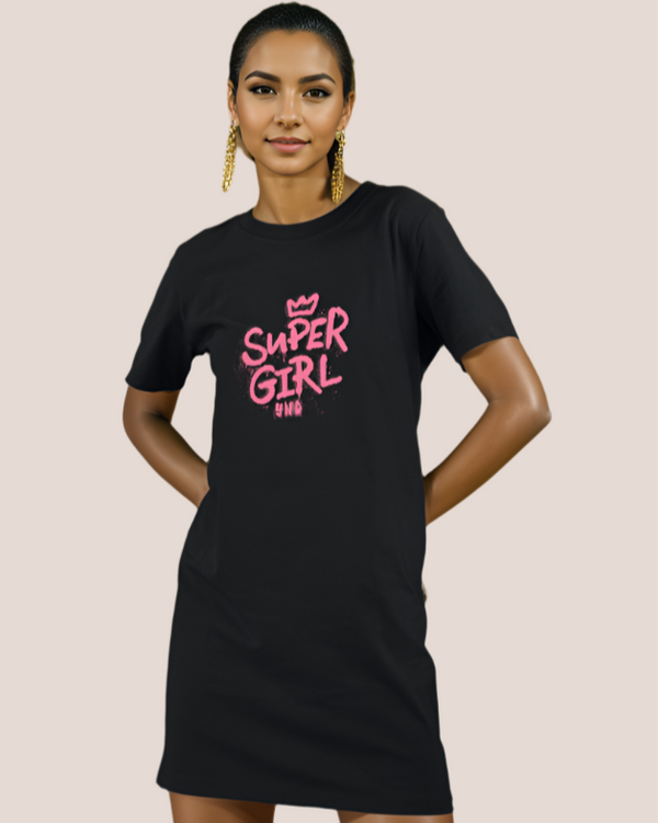 UrbanTwirl Graphic Print Knit Dress Rock Dress