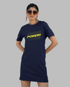 UrbanTwirl Graphic Print Knit Dress Power