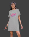 UrbanTwirl Graphic Print Knit Dress Chill