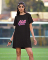 UrbanTwirl Graphic Print Knit Dress Chill