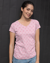 FlowFlex Activewear tee 115 Pink Butterfly