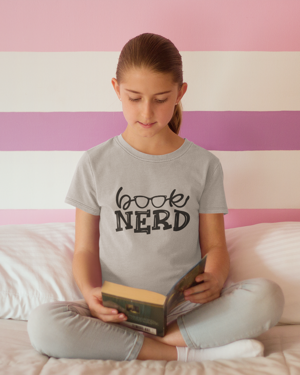StreetVibe Classic Graphic Print T Shirt-Book Nerd