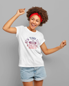 Teen girl wearing graphic t-shirt with 'New York City Print' design – streetwear style by YoungnCool-YnCLife