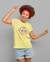Teen girl wearing graphic t-shirt with 'New York City Print' design – streetwear style by YoungnCool-YnCLife