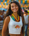StreetVibe Cropped Tank Top Oranges