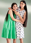 Teen girl wearing a dress relaxed fit – summber vibe YoungnCool lightweight fashion for all-day comfort-YnCLife