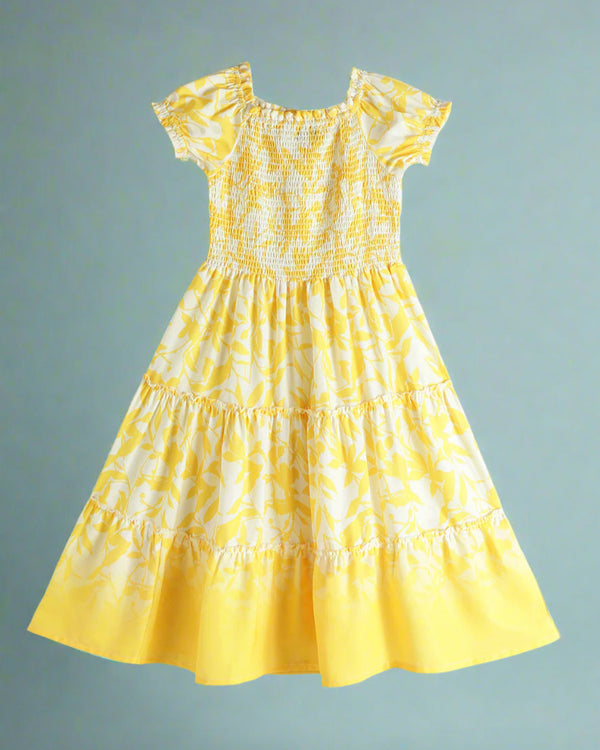 Teen girl wearing a dress relaxed fit – summber vibe YoungnCool lightweight fashion for all-day comfort-YnCLife